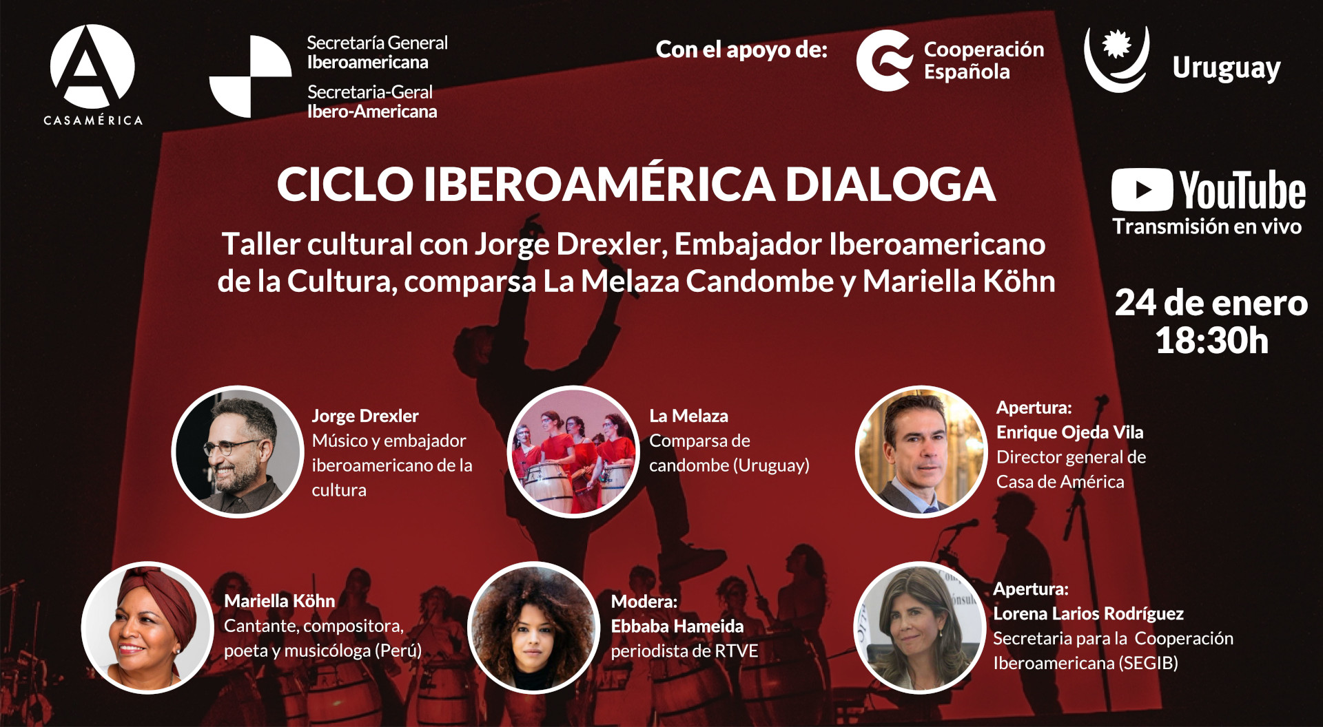 Ciclo Ibero Am Rica Dialoga Oficina Cultural Jorge Drexler La