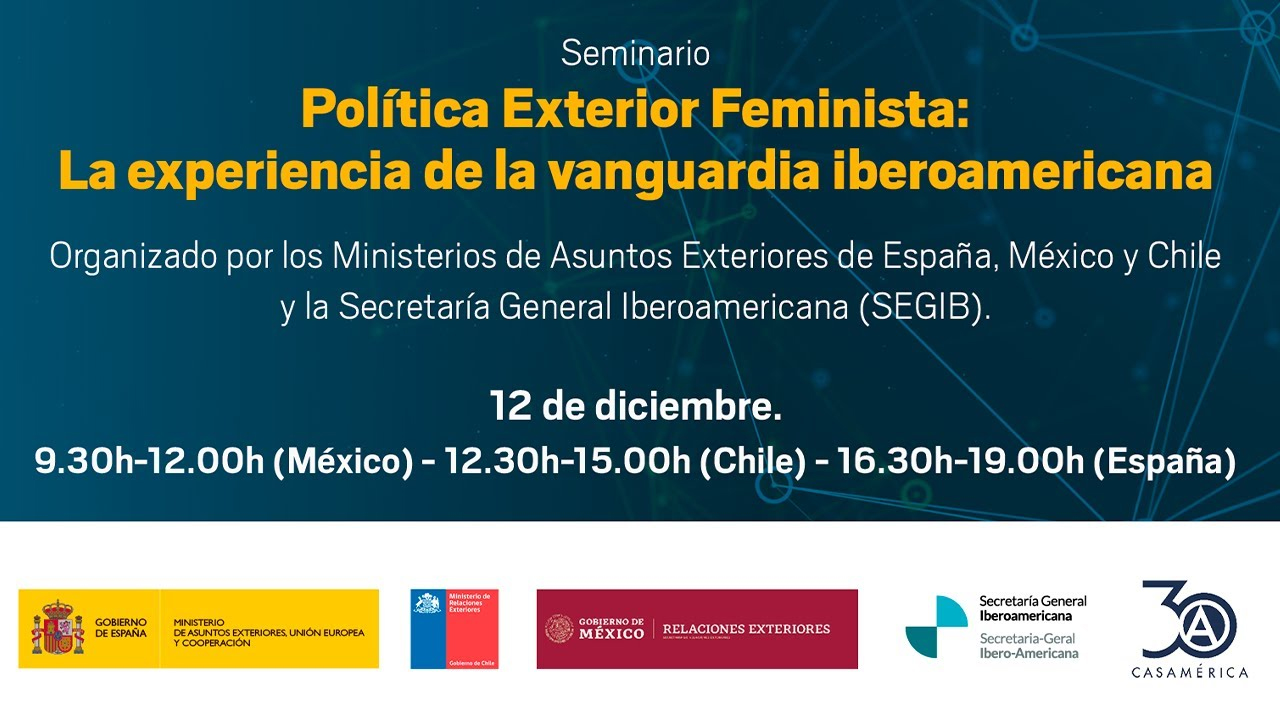 Seminario Pol Tica Exterior Feminista La Experiencia De La Vanguardia