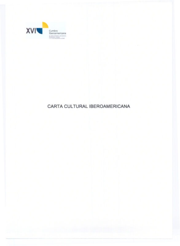 Carta Cultural Ibero-Americana