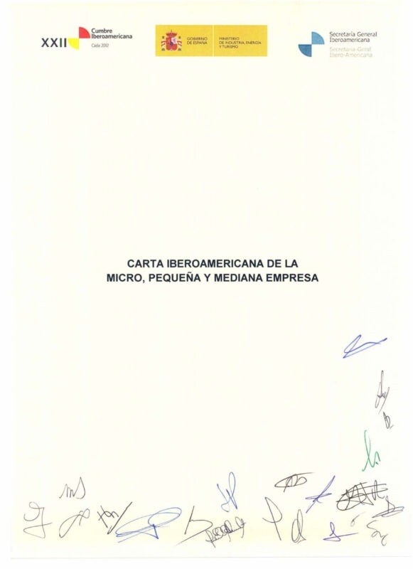 Carta Iberoamericana de la Micro, Pequeña y Mediana Empresa