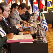 El Presidente Santos da inicio a la Reunión Ministerial de Administración Pública y Reforma del Estado