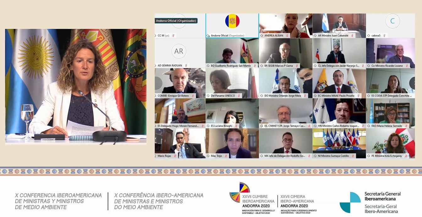 Se realiza en Andorra la X Conferencia Iberoamericana de Ministras y Ministros de Medio Ambiente