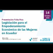 Legislando para o Empoderamento Econômico das Mulheres no Equador