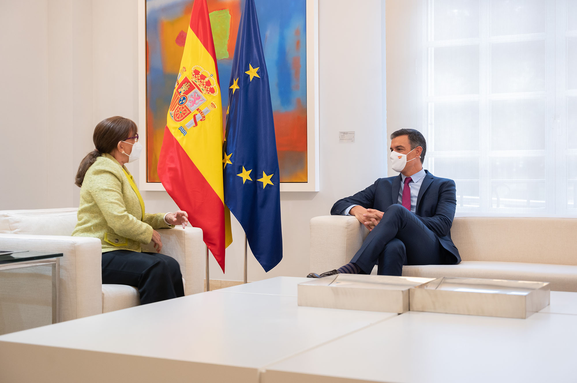 Reunión de la Secretaria General Iberoamericana con el Presidente del Gobierno de España
