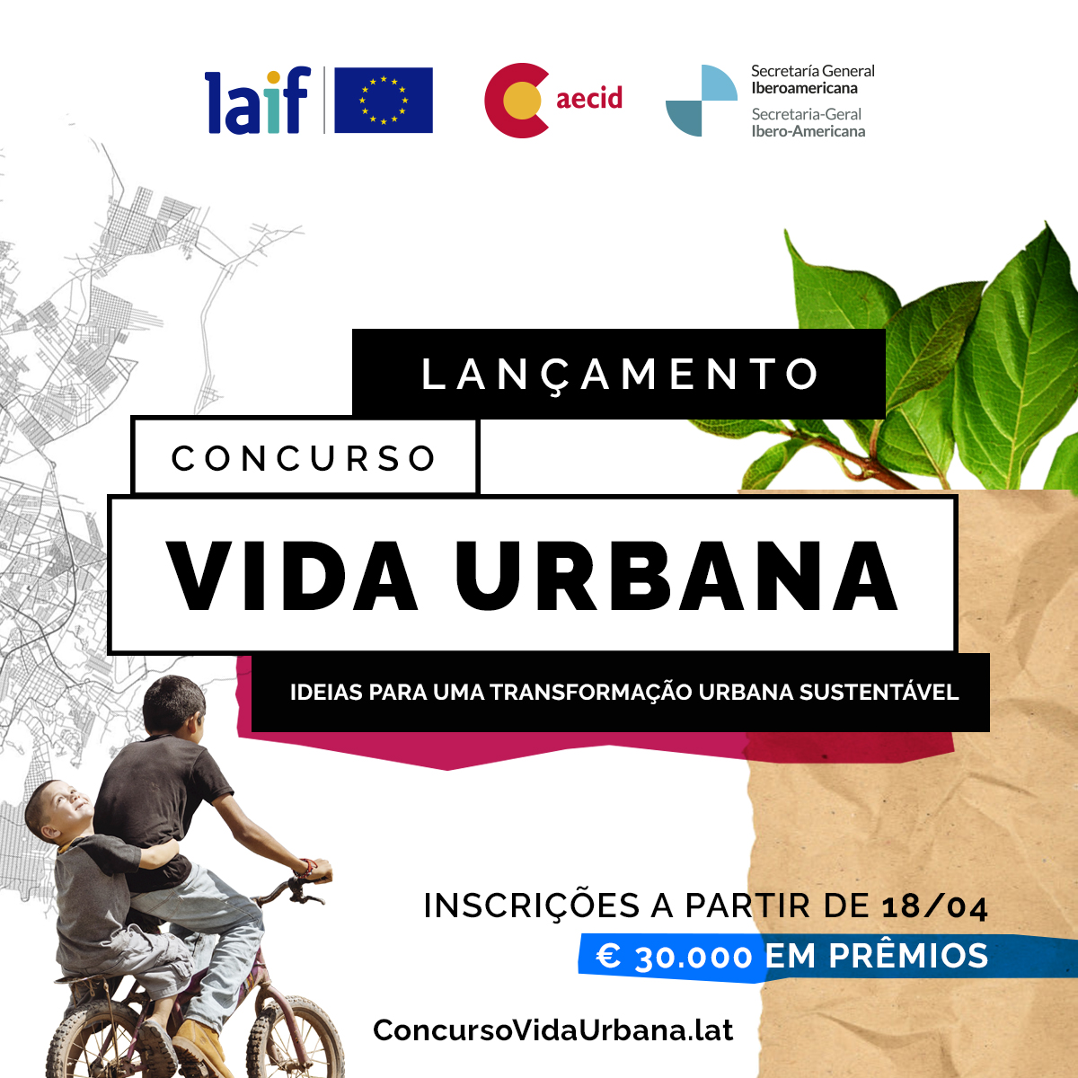 Concurso «Vida Urbana», Ideias para a Transformação e o Urbanismo Sustentável