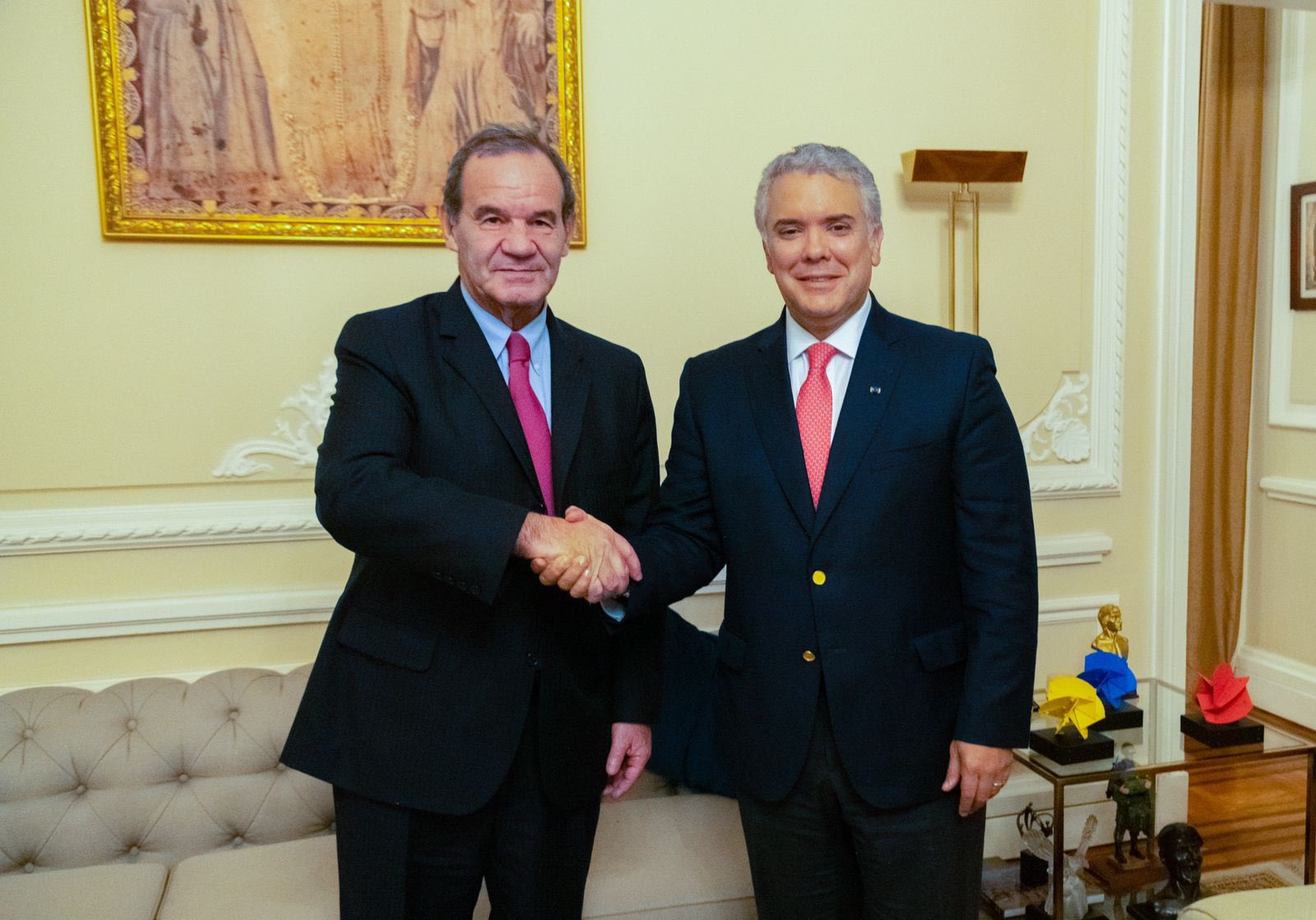 Duque, Presidente de Colombia, recibe a Andrés Allamand