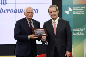 Josep Borrell, Premio SEGIB Compromiso Iberoamérica