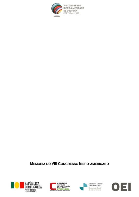Memoria VIII Congresso Ibero-Americano Cultura (2023) 
