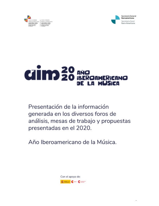 Informe Año Iberoamericano de la Música