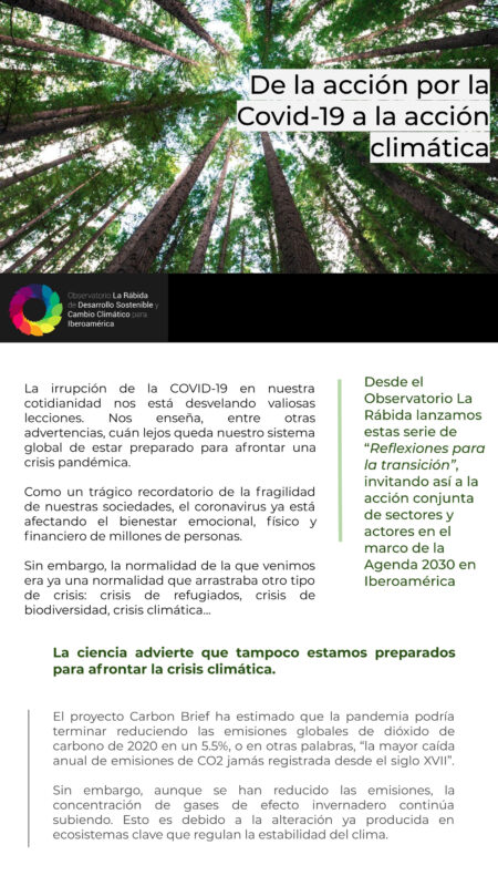 De la acción por COVID-19 a la acción climática