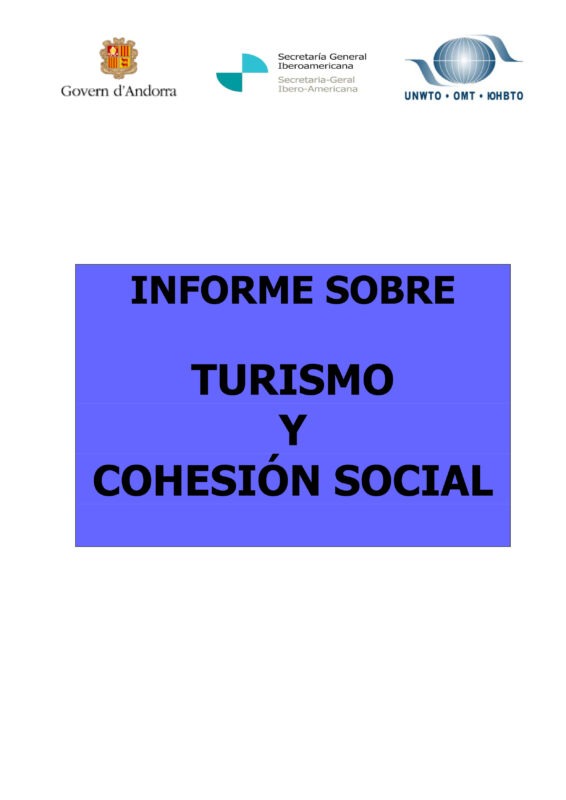 Informe Sobre Turismo y Cohesión Social