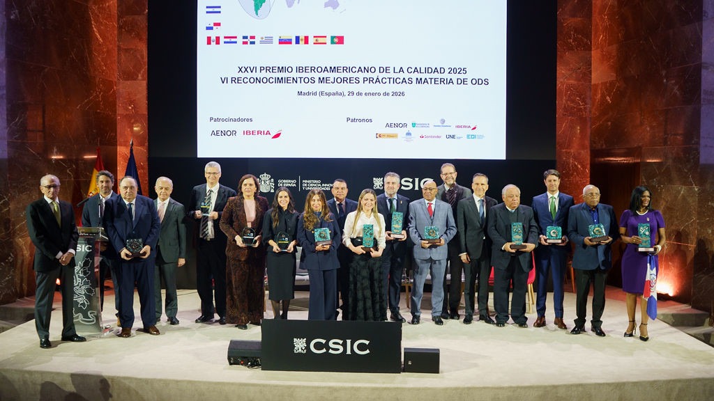 Resiliencia e Inteligencia Artificial marcan la XXVI edición de los Premios Iberoamericanos de la Calidad