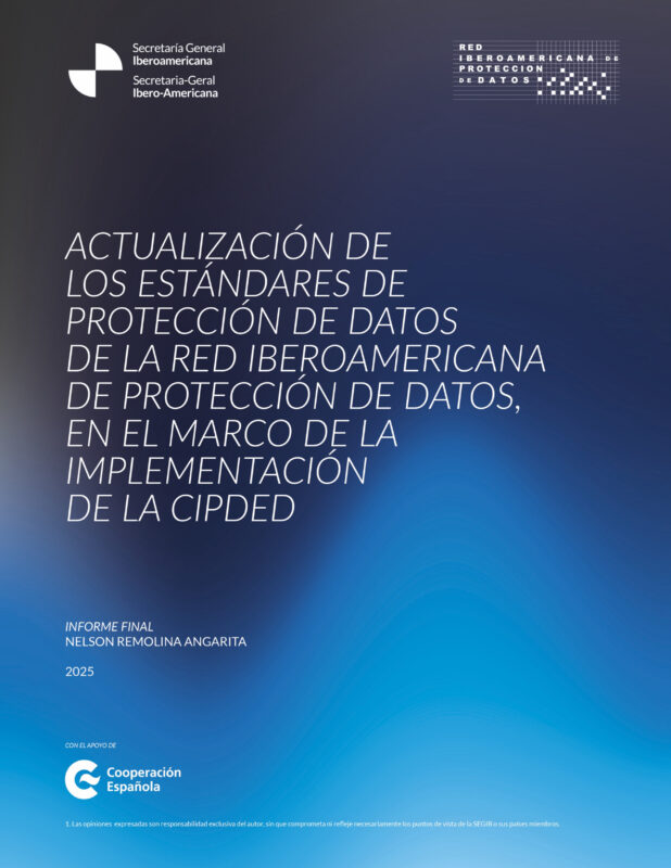 Actualización de los estándares de protección de datos de la Red Iberoamericana de protección de datos