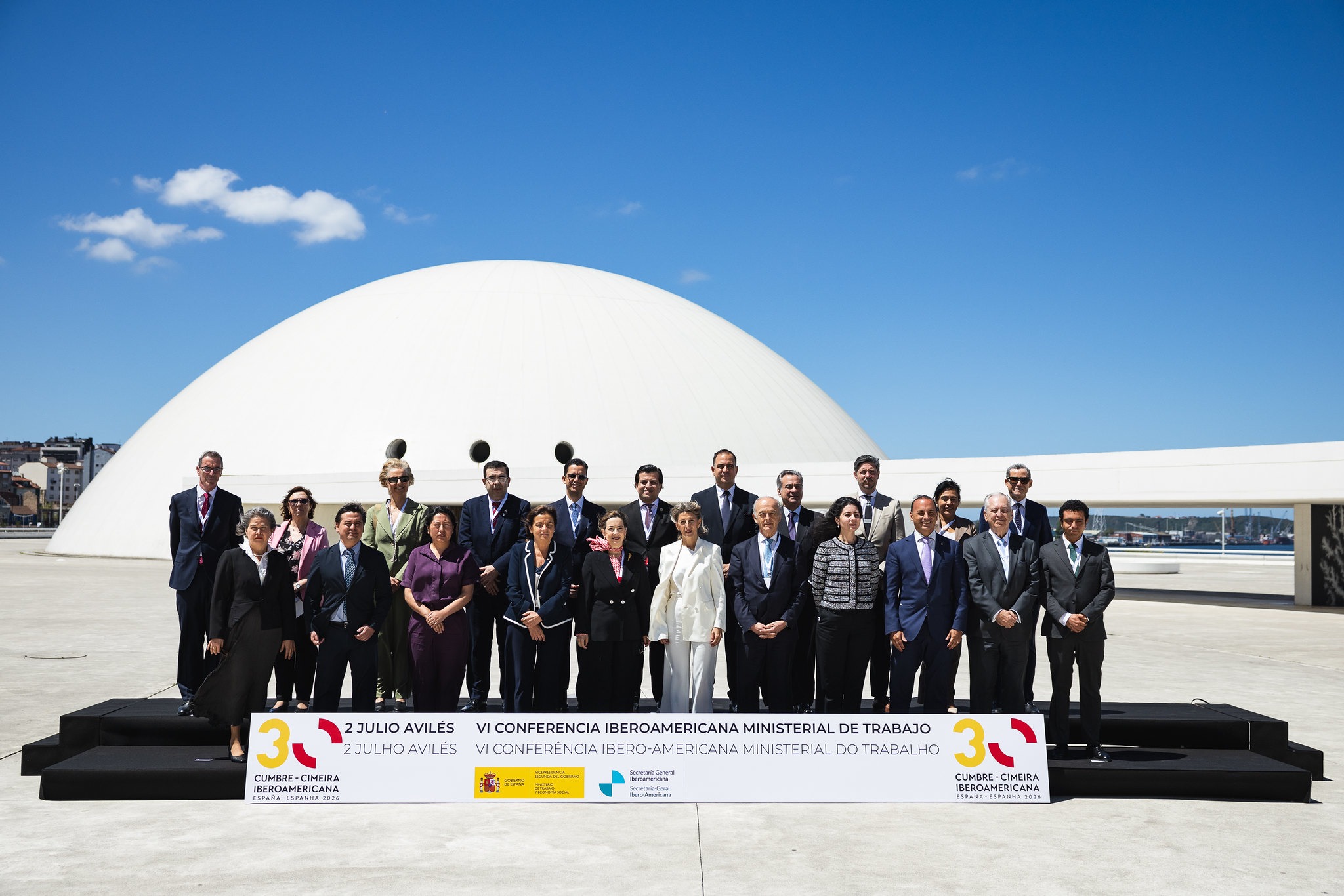 Foto de familia de la VI Conferencia Ministerial Iberoamericana de Trabajo